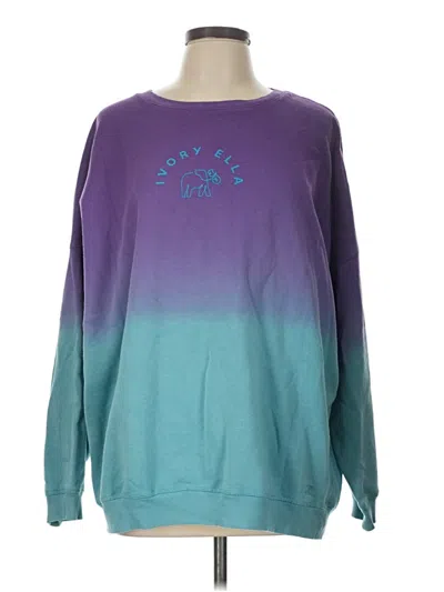 Pre-owned Ivory Ella Sweatshirt In Purple
