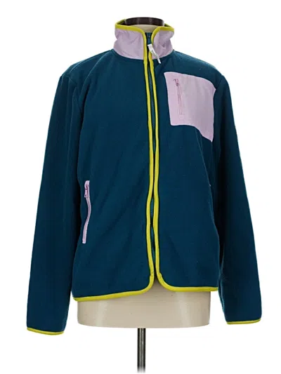 Pre-owned Ivory Ella Zip Up Hoodie In Blue