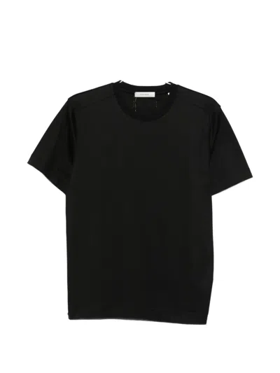 Ivory Paris Crew-neck T-shirt In Black