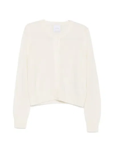 Ivory Paris Fine-knit Cardigan In Multi