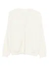Ivory Paris Front-pocket Cardigan In White