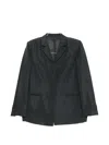 Ivory Paris Grace Single-breasted Jacket In Black