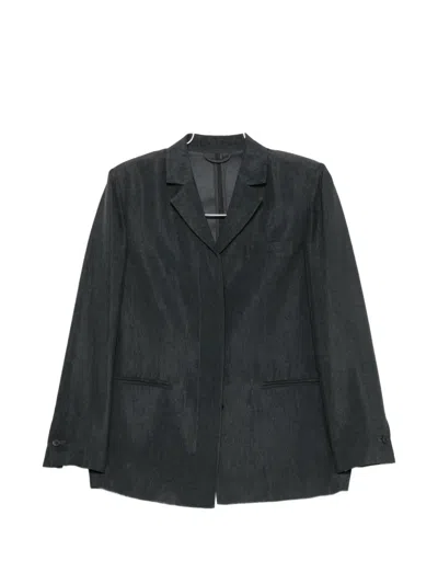 Ivory Paris Grace Single-breasted Jacket In Black