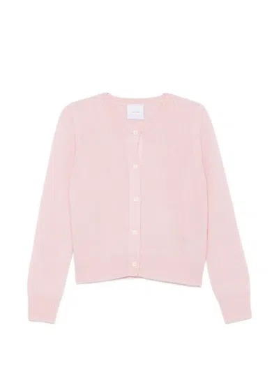 Ivory Paris Lucy Button-up Cardigan In 핑크