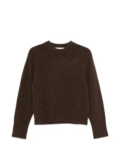 Ivory Paris Round-neck Sweater In Brown