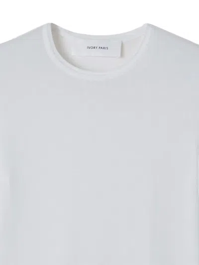 Ivory Paris Short-sleeve T-shirt In White