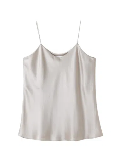 Ivory Paris Sleeveless Blouse In White
