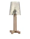 Ivv Hammered-glass Table Lamp In Gold
