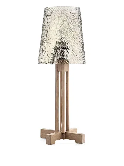 Ivv Hammered-glass Table Lamp In Multi