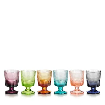 Ivv Industria Vetraria Valdarnese Speedy Goblets - Multi, Set Of 6