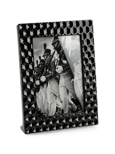 Ivv Madison Geometric-textured Photo Frame In Black
