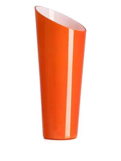 Ivv Orizzonte Vase (38cm X 14.5cm) In Orange