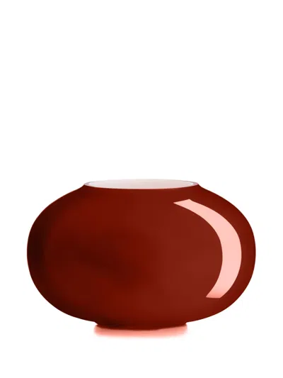 Ivv Pandora Round Glass Vase In Red