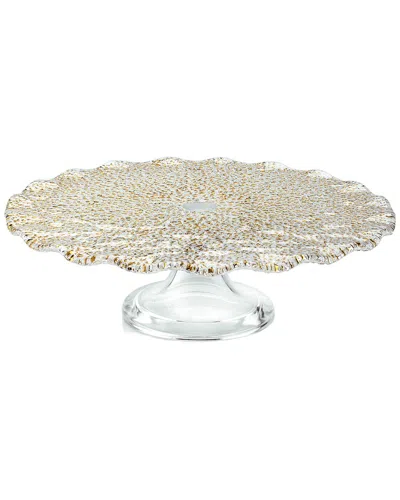 Ivv Special Scalloped Large Cake Stand In Transparent