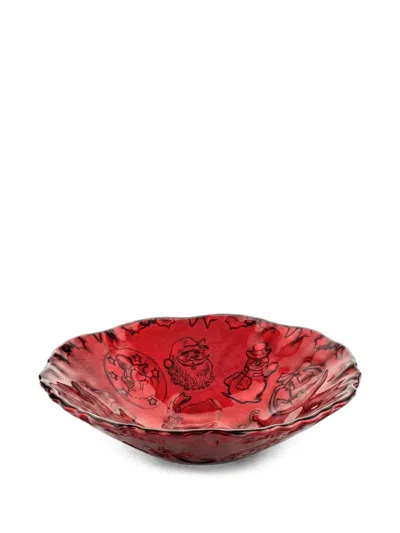 Ivv Xmas Is Magic Glitter-detail Bowl In Brown