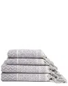 IVY 4PC IVY COLLECTION HITIT TRADITIONAL TOWEL SET