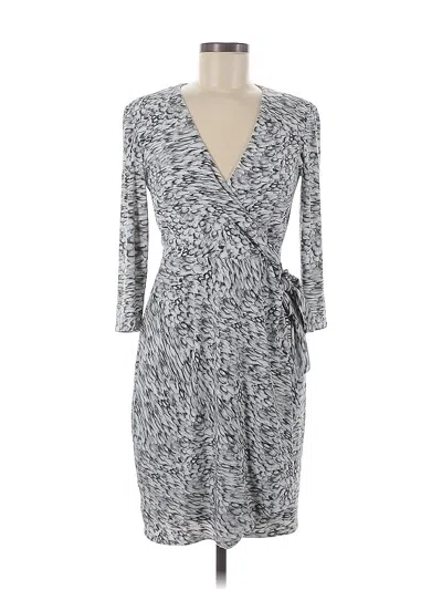 Pre-owned Ivy & Blu Cocktail Dress In Gray