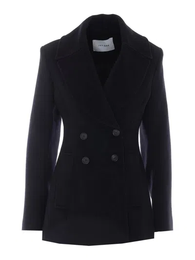 Ivy & Oak Abrigo Midi - Negro In Black