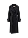 Ivy & Oak Caroline Oversize Responsible Virgin Wool Blend Coat In Blue