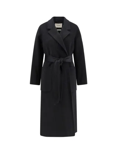 Ivy & Oak Celia Responsible Wool Coat In Black