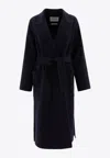 Ivy & Oak Celia Wool Coat In Purple