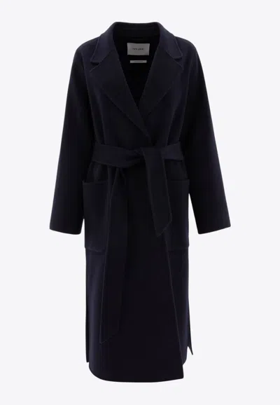 Ivy & Oak Celia Wool Coat In Purple