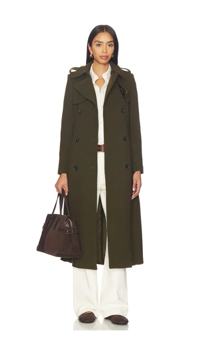 Ivy & Oak Charlotte Ann Coat In Green