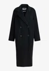 Ivy & Oak Clara Double-breasted Wool Coat In Blue