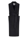 Ivy & Oak Clarissa Sheath Coat In Black