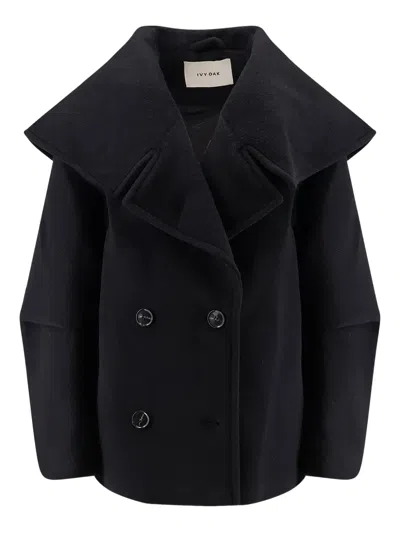 IVY & OAK DOUBLE-BREASTED WIDE-COLLAR COAT