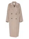 Ivy & Oak Double-breasted Woll Coat In Neutral
