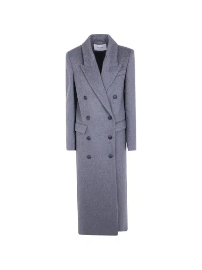 Ivy & Oak Double-breasted Coat In Purple