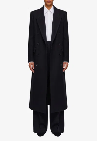 Ivy & Oak Iochloris Double-breasted Coat In Black