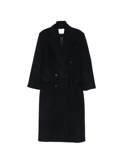 Ivy & Oak Iocirce Double-breasted Coat In Black