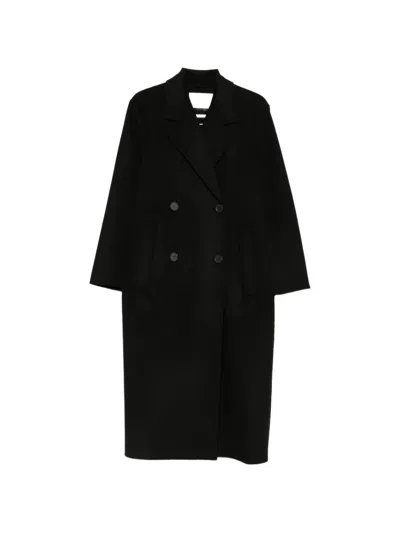 Ivy & Oak Ioclara Double-breasted Coat In Black