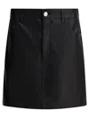 Ivy & Oak Ivy Oak Black Leather Skirt In Black