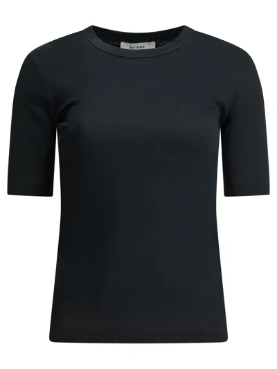 Ivy & Oak Ivy Oak Blue Organic Cotton T-shirts In Black