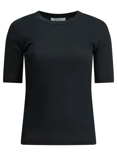 Ivy & Oak Ivy Oak Blue Organic Cotton T-shirts In Black