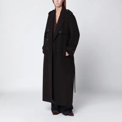 Ivy & Oak Brown Long Wool Coat