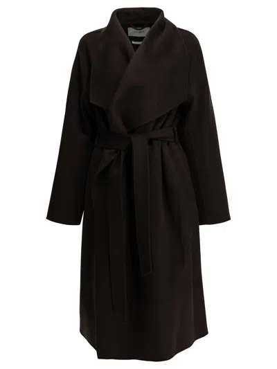 Ivy & Oak Cybele Wool Coat In Brown