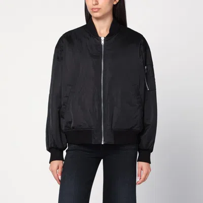 Ivy & Oak Zip-up Lightweight Jacket In Black