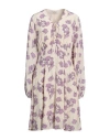 Ivy & Oak Ivy Oak Woman Mini Dress Cream Size 8 Viscose In White