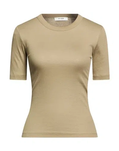 Ivy & Oak Ivy Oak Woman T-shirt Sage Green Size Xs Organic Cotton