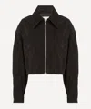 Ivy & Oak Ivy Oak Women's Lena Suede Bomber Jacket In Black