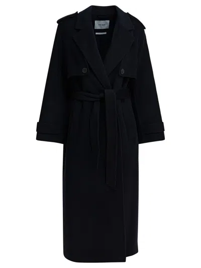 Ivy & Oak Ivy Oak Blue Wool Jacket In Black