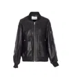 Ivy & Oak Lara Leather Jacket In Black