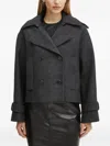 Ivy & Oak Janet Jacket In Gray