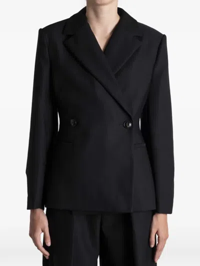 Ivy & Oak Jolene Double-breasted Blazer In Blue