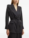 Ivy & Oak Josephina Blazer In Black