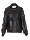 Ivy & Oak Lara Leather Jacket In Black